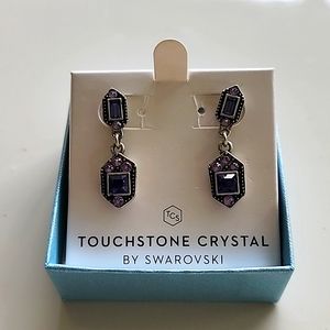 Touchstone Crystal Violet Earrings